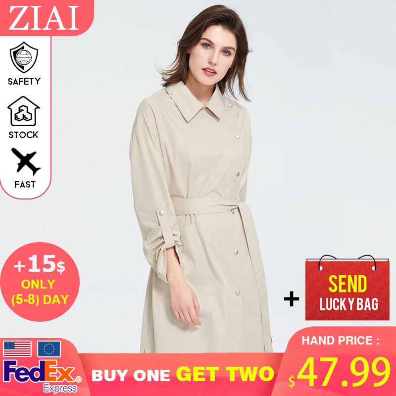 spring jacket women long light