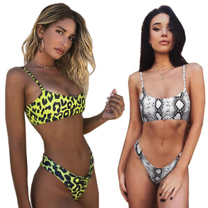 Snakeskin Bikini Women Swimwear